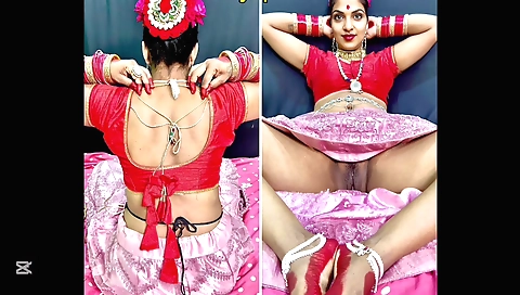 Indian slut with a round ass and a tight pussy gets creampied