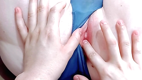 Young brunette girl sucks her pussy and gets fucked deep