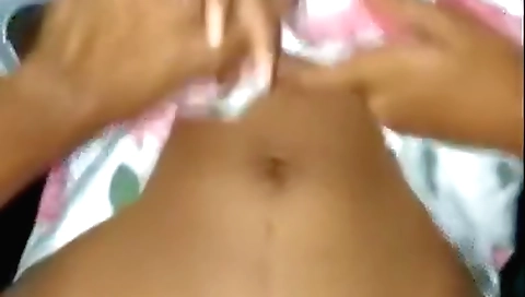 Amateur brunette hairy girl enjoys sex with a dildo