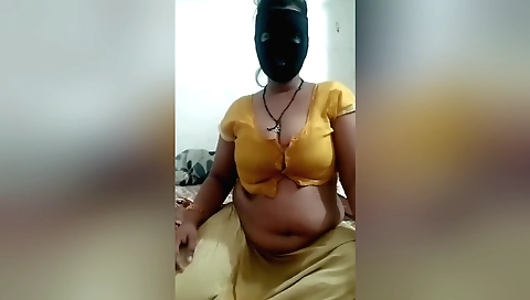 Girl in a sexy outfit shows her body in an amateur video