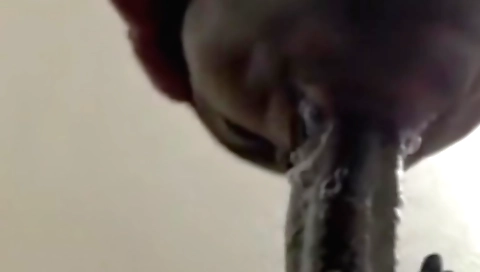 Brunette with a small and long cock gets fucked in a facial