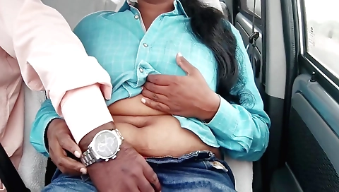 Indian big tits brunette girl gets her pussy pounded