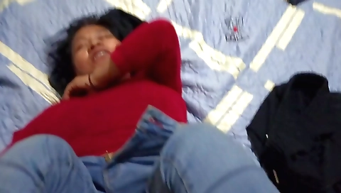 Hot indian brunette with a big ass with a stepmother-in-law