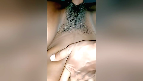 Indian bhabhi sucks husband's cock and fucks him in bed