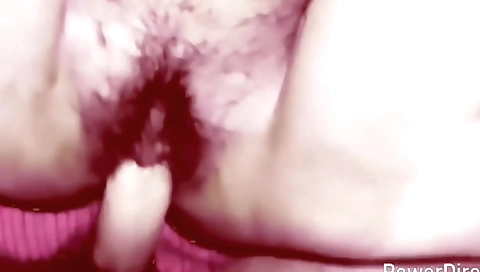 Indian teen with hairy pussy takes a big dick in her ass