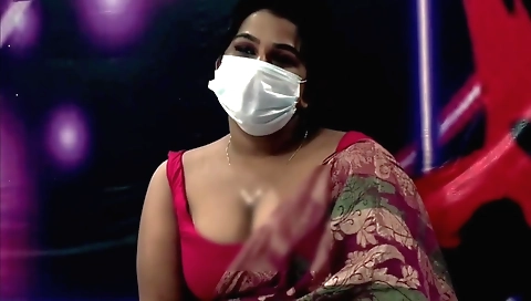 Indian babe with small titted tits gets fucked in her cunt