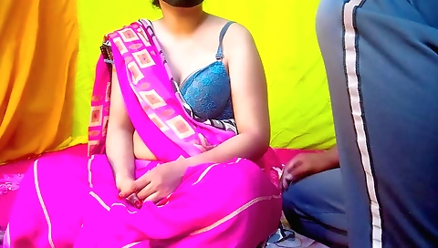 Indian milf stepmom fucked with stepson in the bedroom