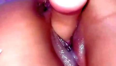 Indian amateur solo girl masturbates with a vibrator