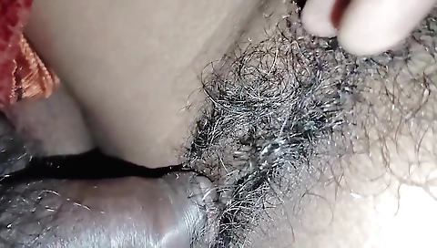 Busty milf with hairy pussy gets creampied and fucked