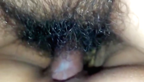 Indian girl with round booty is playing with her pussy