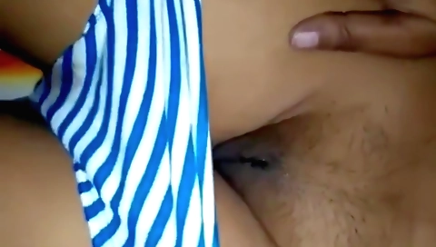 Indian brunette hairy pussy and boobies showing off