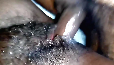 Indian housewife gives a hairy big ass to her lover