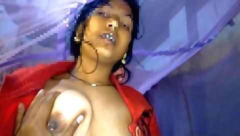 Brunette beauty has big natural tits in big tits facial video