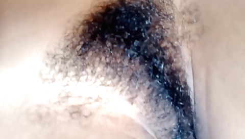 Indian girl touches her hairy pussy and starts to fuck
