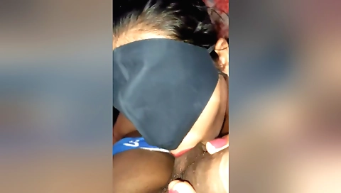 Indian girlfriend is sucking and fucking on the sofa