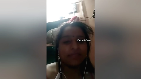 Bhabhi solo video 09 - amateur brunette in hot selfvid 2