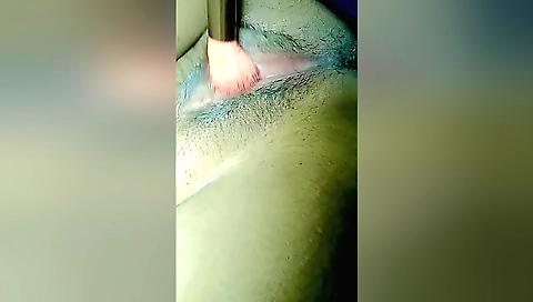Busty amateur solo female gets fucked hard in her hole