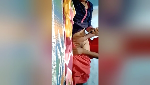 Indian bhabhi gets her pussy fucked and also fucked