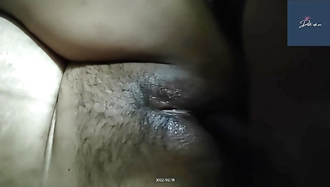 Chick with hairy pussy fucks and fucks again on the webcam