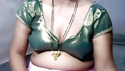 Indian brunette gets naked in bed and her pussy is so sensitive