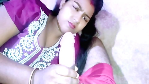 Stepbrother fucks a brunette with a hot pussy in her video