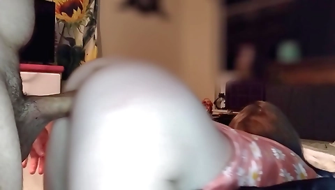 Sexy girl with a sexy body gives a blowjob and gets banged