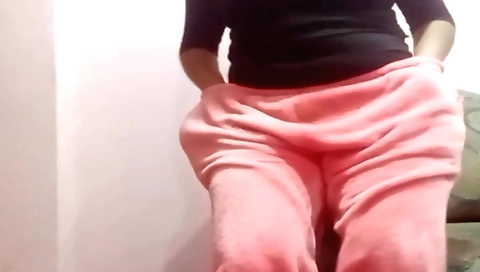 Hot amateur beauty in white lingerie fucks on a webcam