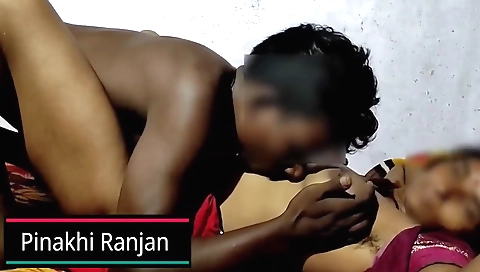 I'm fucking my Indian girlfriend during movie with me