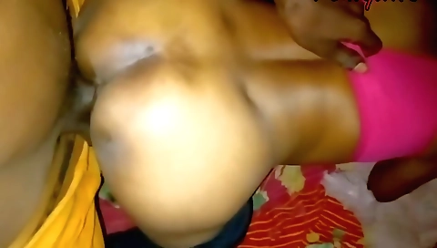 Indian brunette gets her pussy fucked by her husband