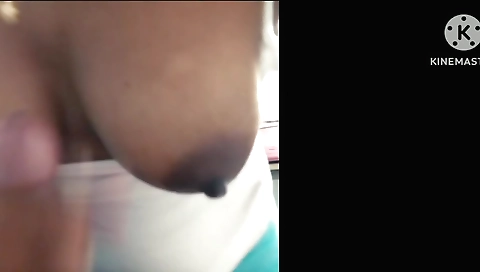 Indian girl with big tits getting her pussy stretched