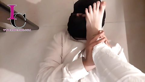 Indian femdom mistress gets her feet fucked and railed