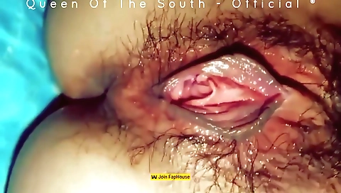 My hairy pussy is getting a little bit wet in this fetish clip
