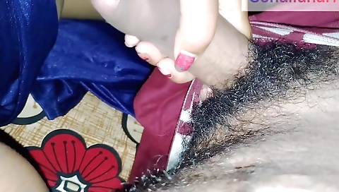 Indian teen has a great time with a hot dude in her village