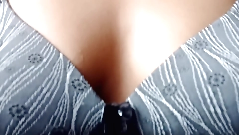 Indian woman seductively naked with the open windows
