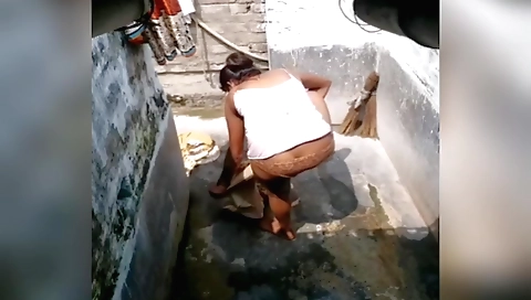 Indian girl makes herself naked and nude in the living room