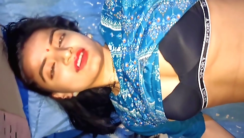 Indian girl with a big titty is getting fucked in her 18+ pussy