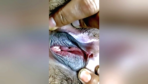 Indian teen fuck her big dick with her tight pussy