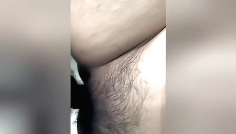 Amateur big boobs brunette has big tits and a hairy pussy