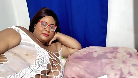 Indian teacher gives blowjob and fucks her big ass