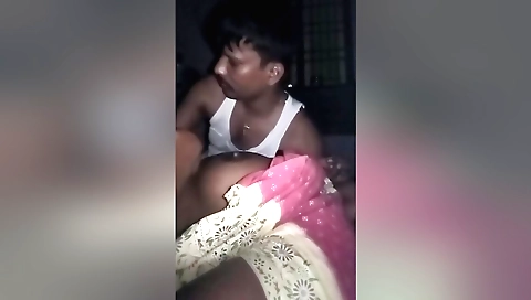Indian hottie shows big tits in a tight dress and gets fucked