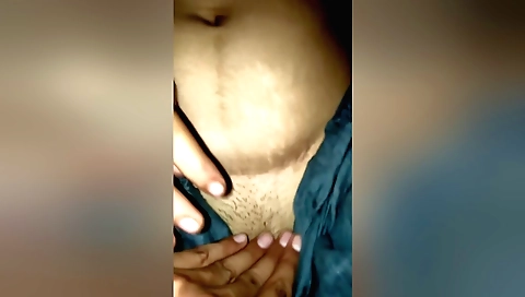 Indian teen is on the bed and showing off her body
