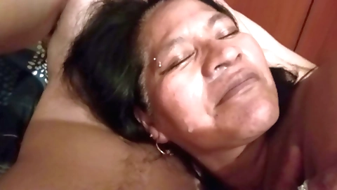 Amateur mature girl fucked by her stepson and stepmom
