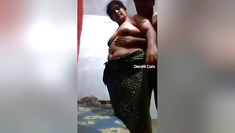Busty indian babe gets banged in front of the camera
