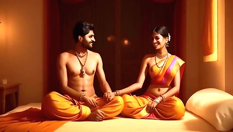 Indian teen girl gets her first sex with boyfriend