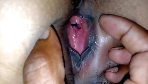 Teen 18+ with small boobs and big tits in her room