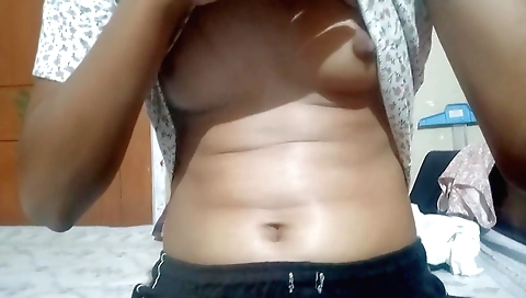 Indian teen wearing a sexy dress in a sexy solo video