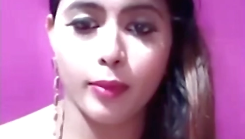 Busty brunette sexy outfit in my homemade beauty club video