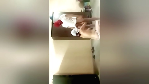 Hot amateur girl dances and blows before getting fucked