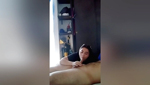 Brunette webcam teen is making a really hot video clip