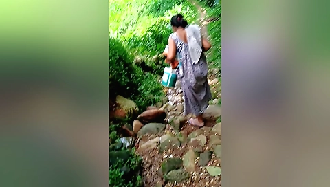 Amateur outdoor sex video - jugal pe nadi main sex